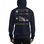 USS Dwight D. Eisenhower (CVN-69) 1983 Cruise Hoodie