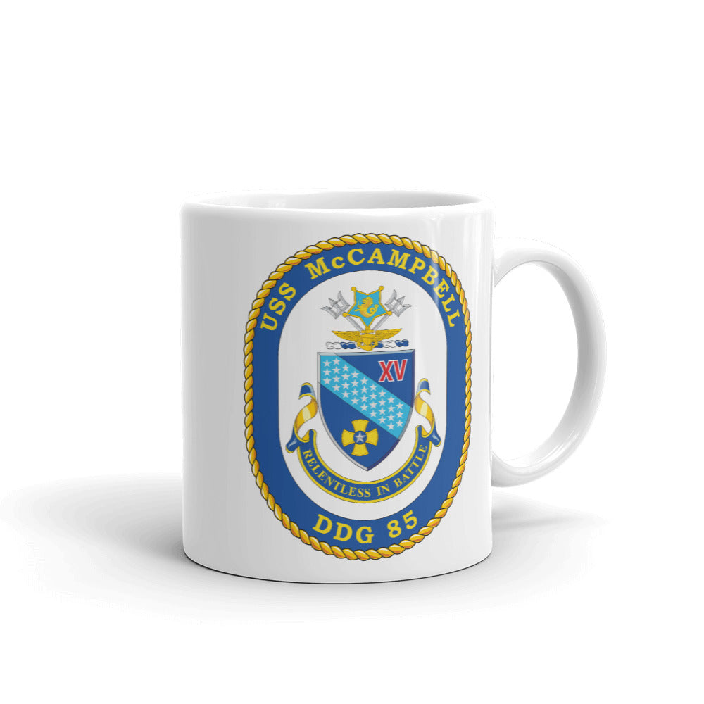 USS McCampbell (DDG-85) Ship's Crest Mug