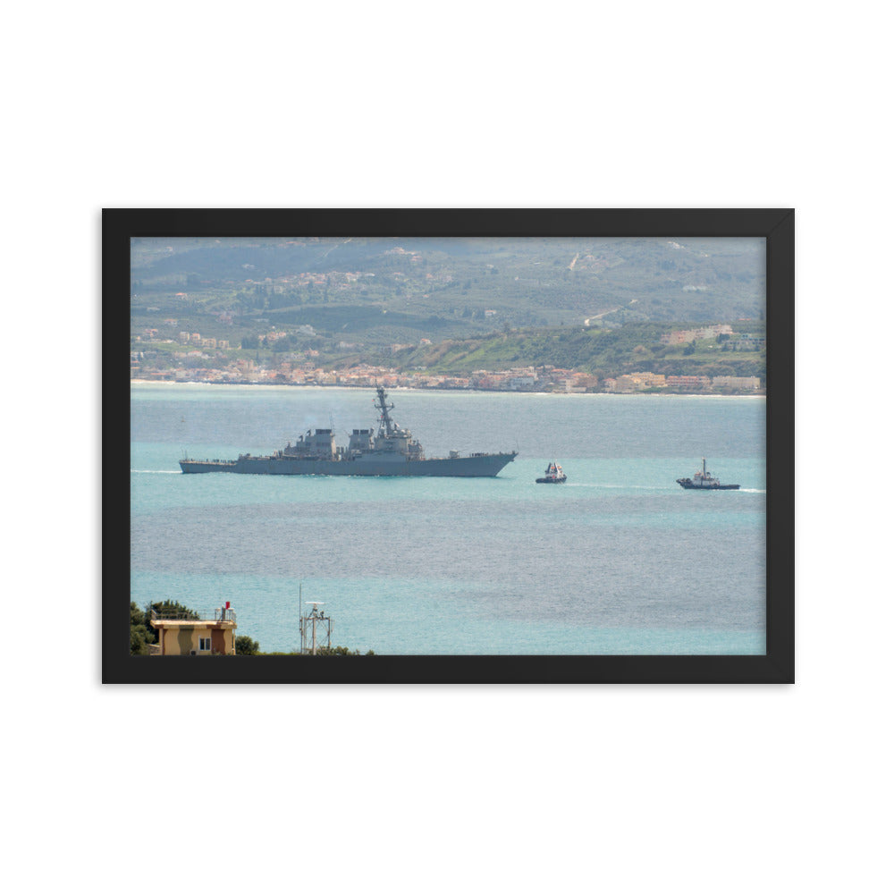 USS Gonzales (DDG-66) Framed Ship Photo