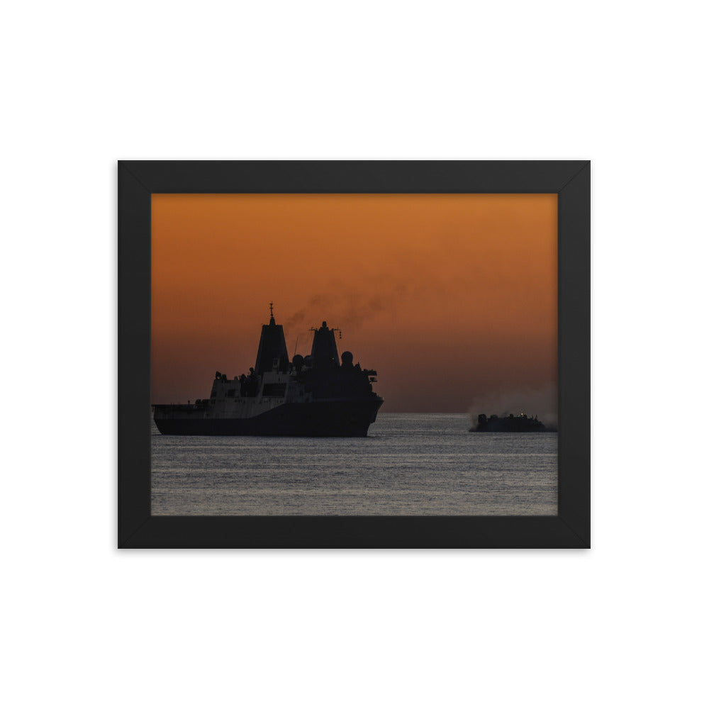 USS Mesa Verde (LPD-19) Framed Ship Photo