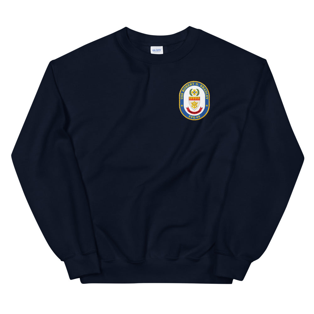 USS Robert G. Bradley (FFG-49) Ship's Crest Sweatshirt
