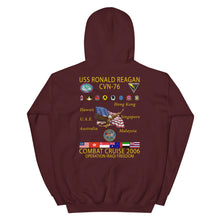 Load image into Gallery viewer, USS Ronald Reagan (CVN-76) 2006 Cruise Hoodie