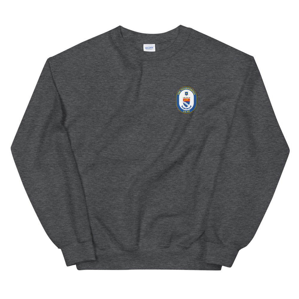 USS Ticonderoga (CG-47) Ship's Crest Sweatshirt