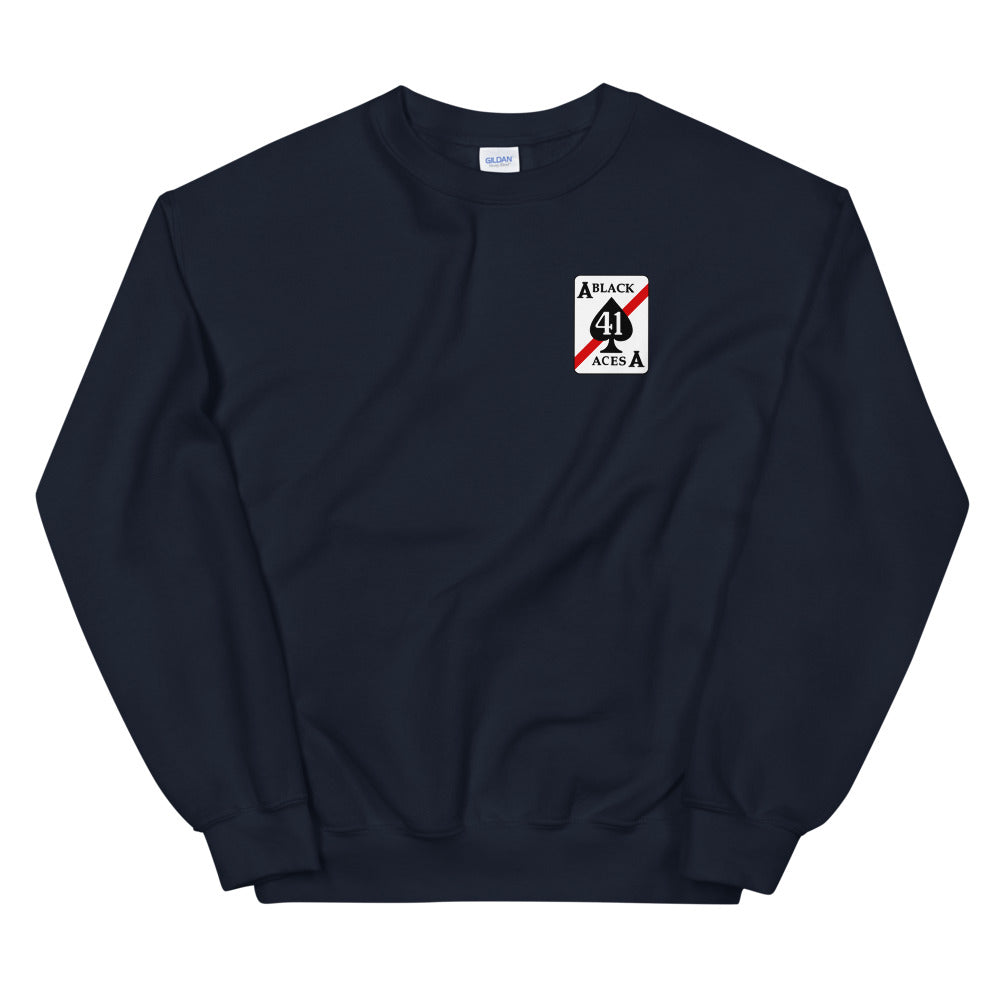 VFA-41 Black Aces Squadron Crest Sweatshirt