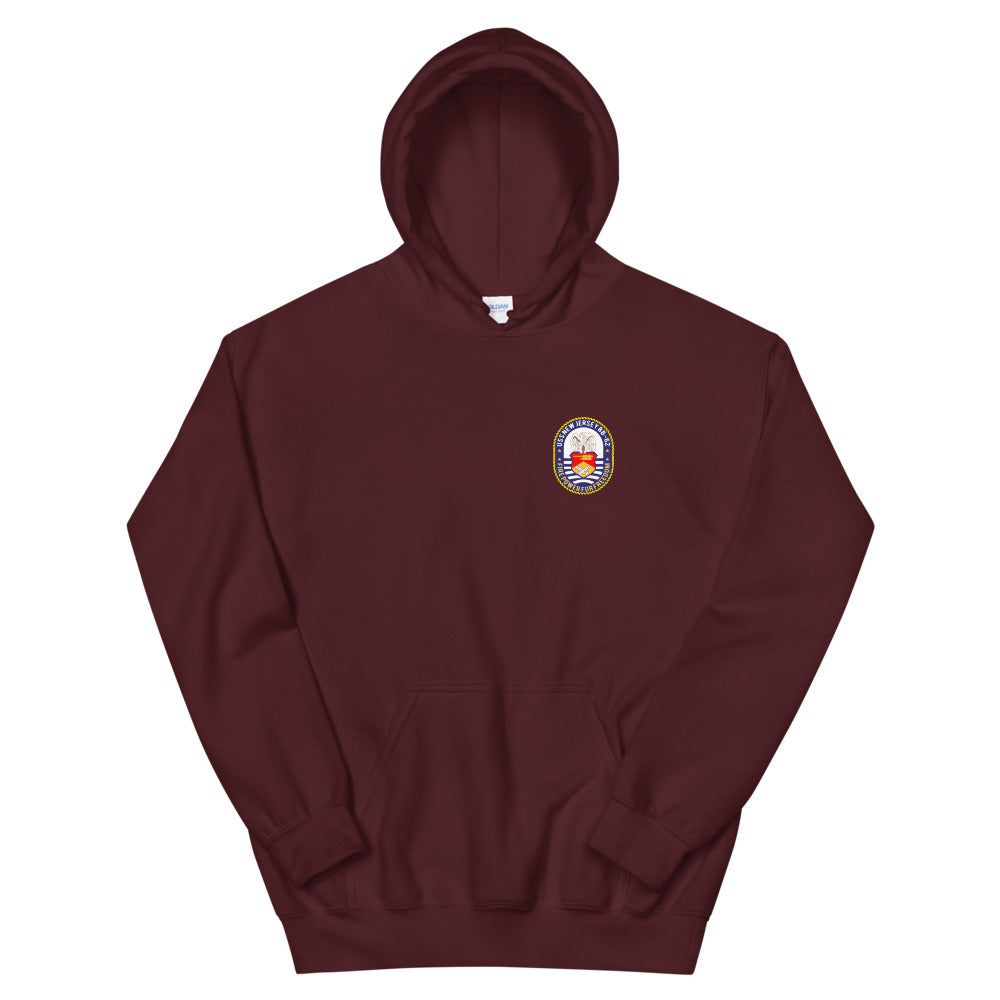 USS New Jersey (BB-62) Ship's Crest Hoodie