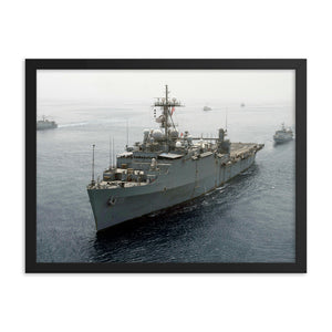 USS Ponce (LPD-15) Framed Ship Photo