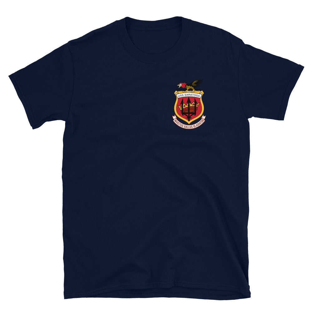 USS Saratoga (CV-60) Shooters Union Local 60 T-Shirt