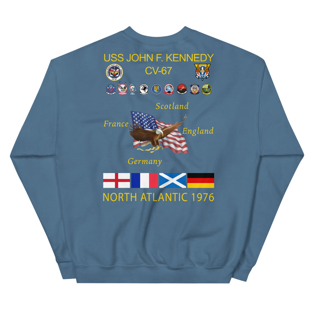 USS John F. Kennedy (CV-67) 1976 Cruise Sweatshirt