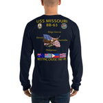 USS Missouri (BB-63) 1987-88 Long Sleeve Cruise Shirt