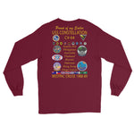 USS Constellation (CV-64) 1988-89 "Patched out" Long Sleeve Cruise Shirt - FAMILY