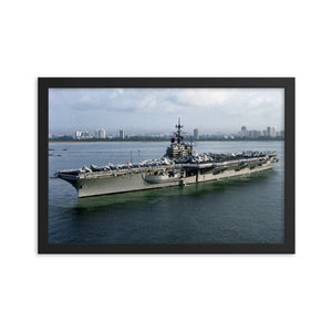 USS Ranger (CV-61) Framed Ship Photo