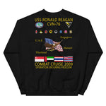 USS Ronald Reagan (CVN-76) 2009 Cruise Sweatshirt