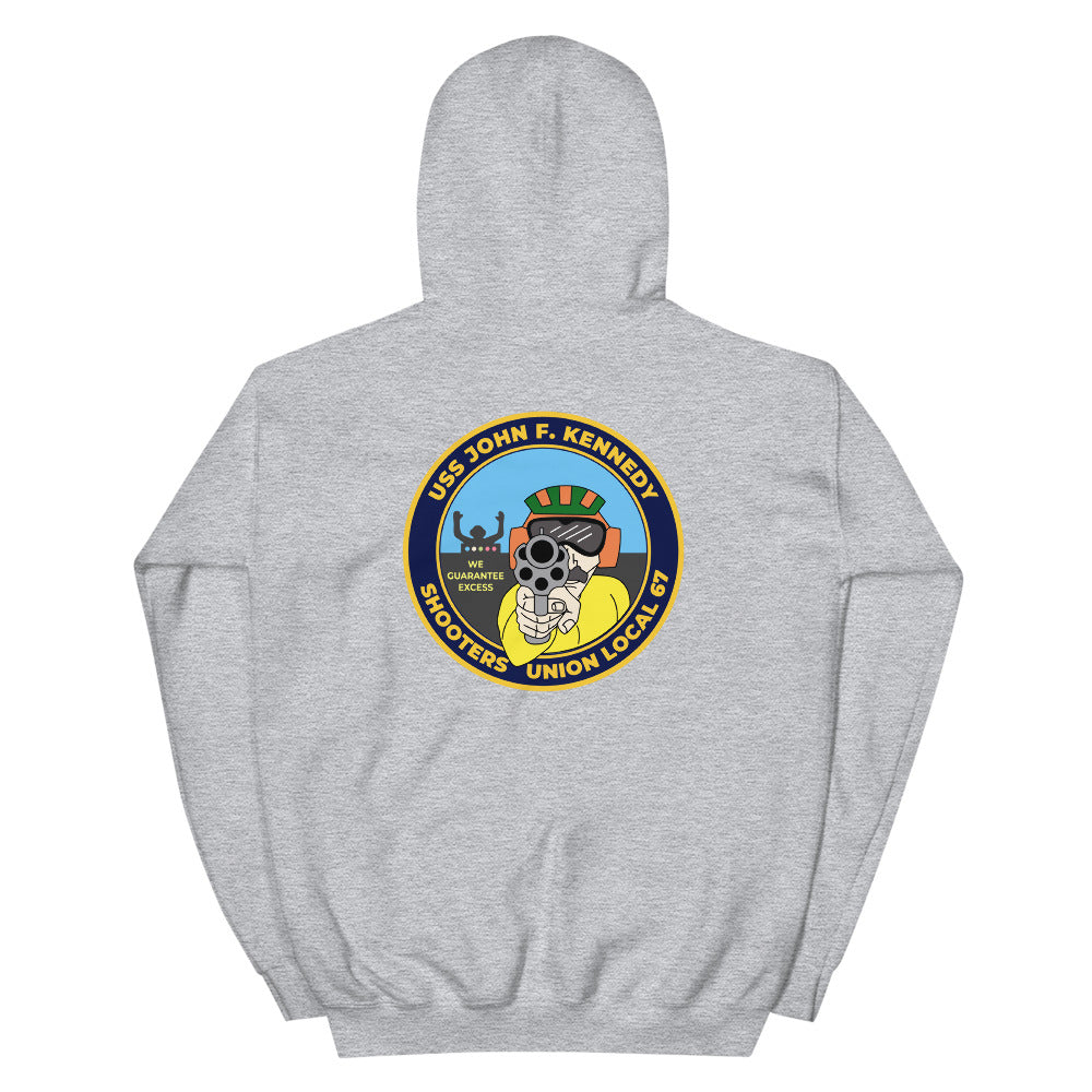 USS John F. Kennedy (CVA-67) Shooters Union Local 67 Hoodie