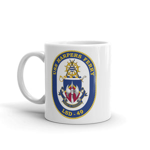 USS Harpers Ferry (LSD-49) Ship's Crest Mug