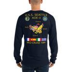 USS Seattle (AOE-3) 1984 Long Sleeve Cruise Shirt