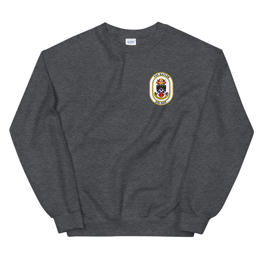 USS Hayler (DD-997) Ship's Crest Sweatshirt