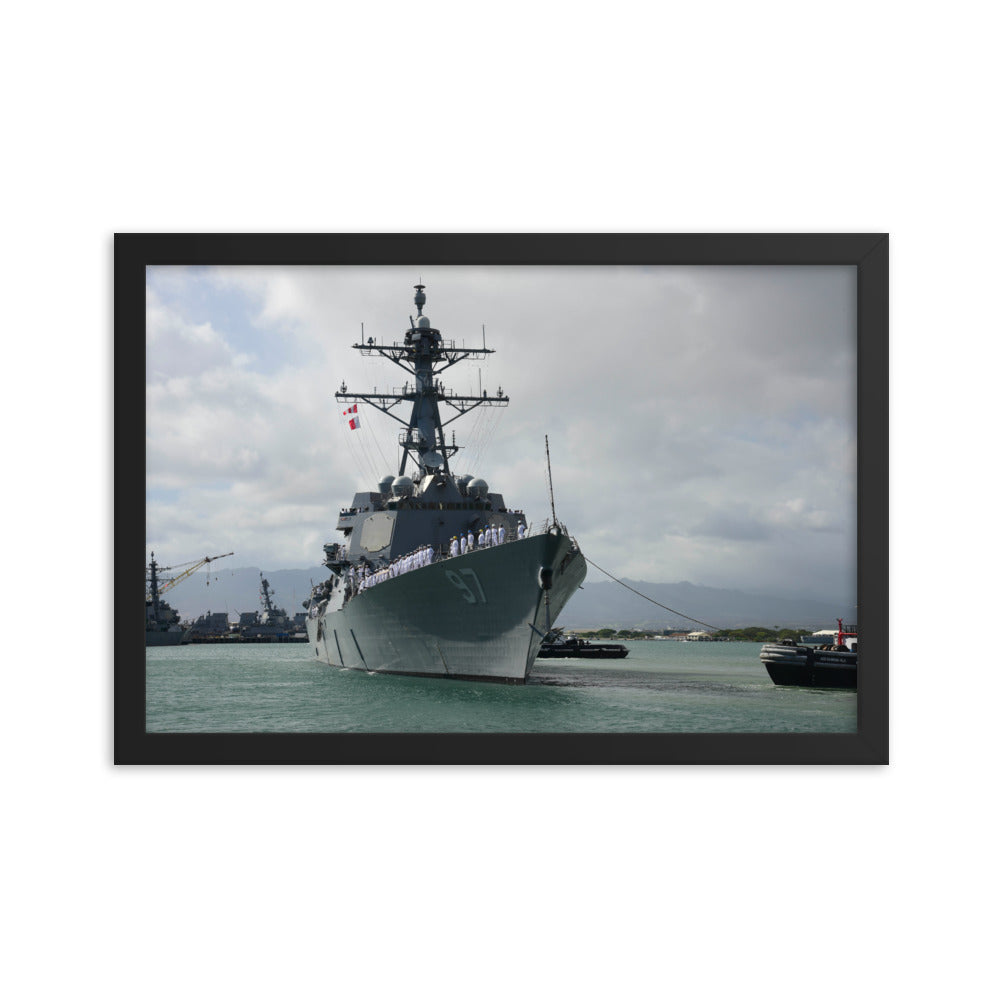 USS Halsey (DDG-97) Framed Ship Photo