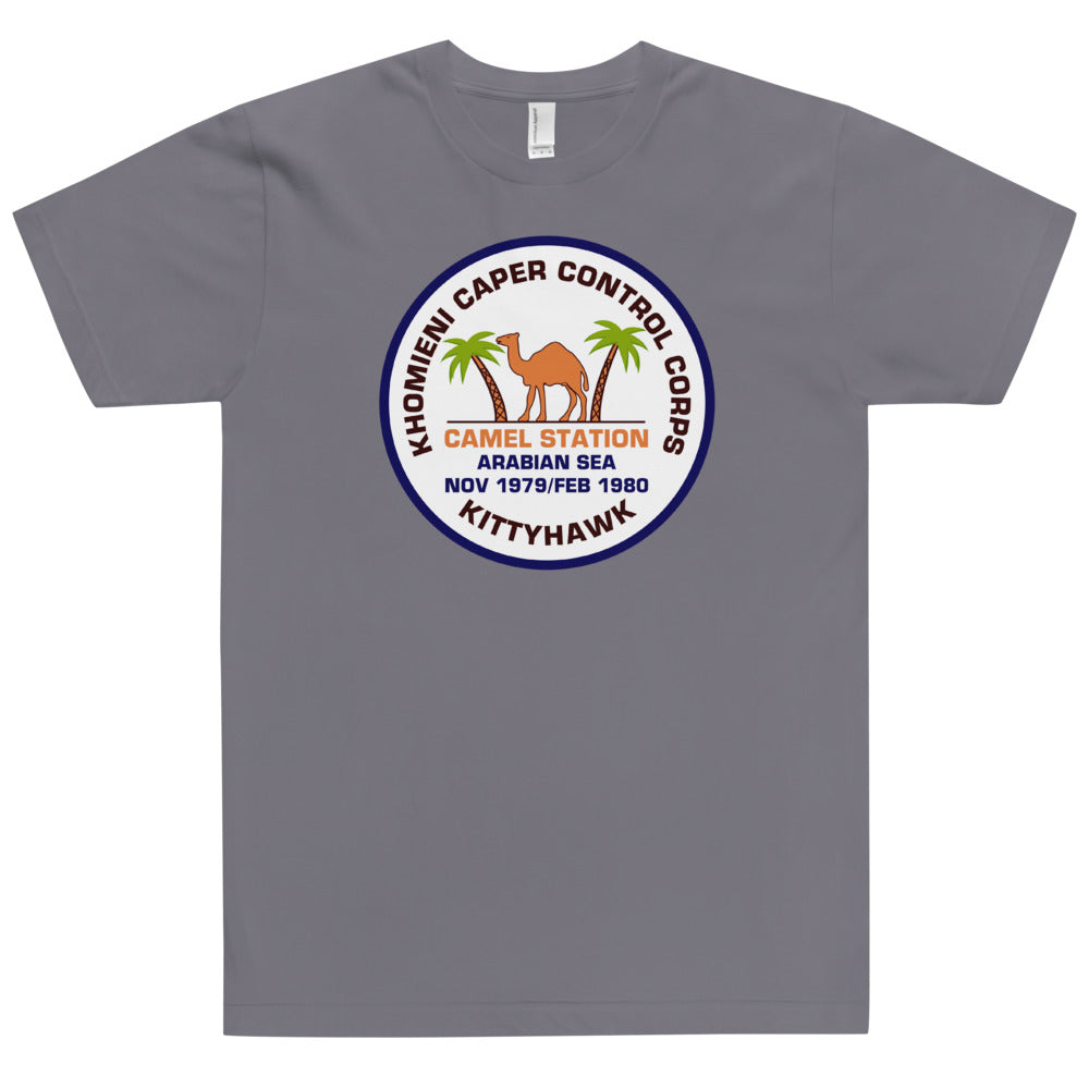 USS Kitty Hawk (CV-63) Khomieni Caper Control Corps '79-'80 T-Shirt