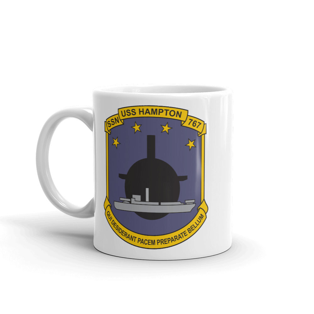 USS Hampton (SSN-767) Ship's Crest Mug