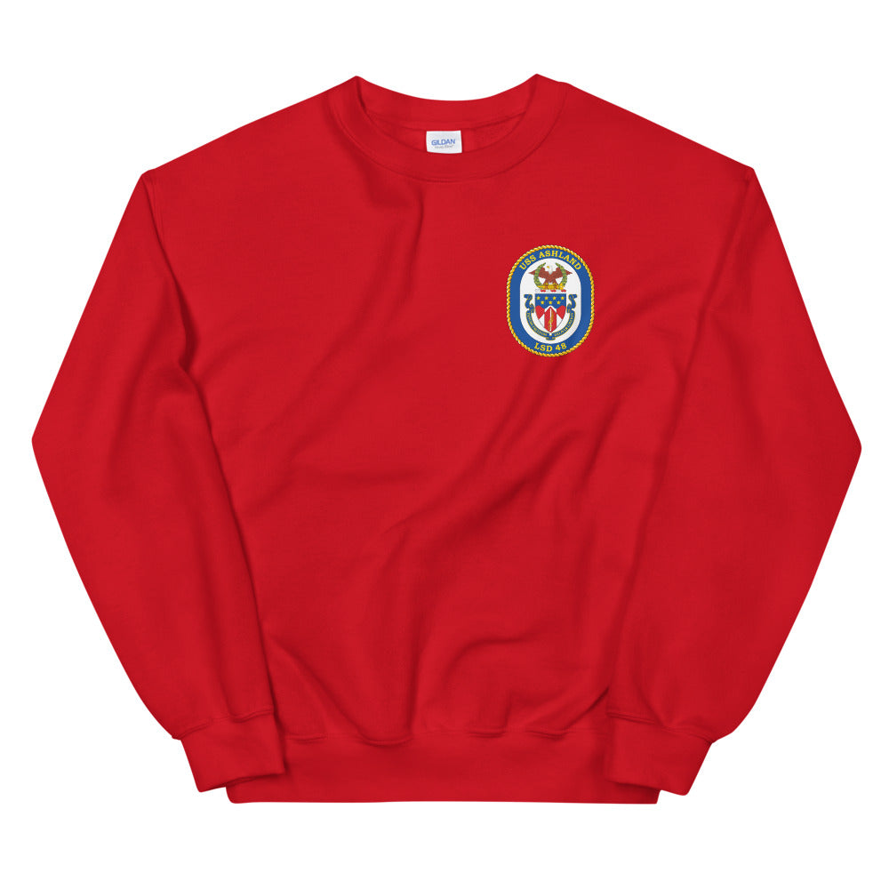 USS Ashland (LSD-48) Ship's Crest Sweatshirt