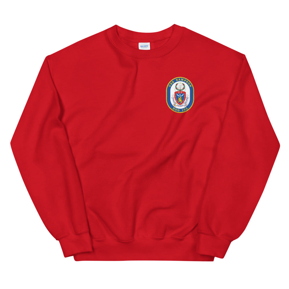 USS Sampson (DDG-102) Ship's Crest Sweatshirt