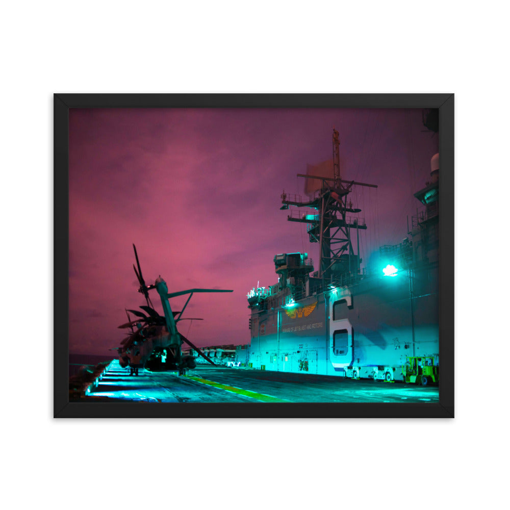 USS Bonhomme Richard (LHD-6) Framed Ship Photo