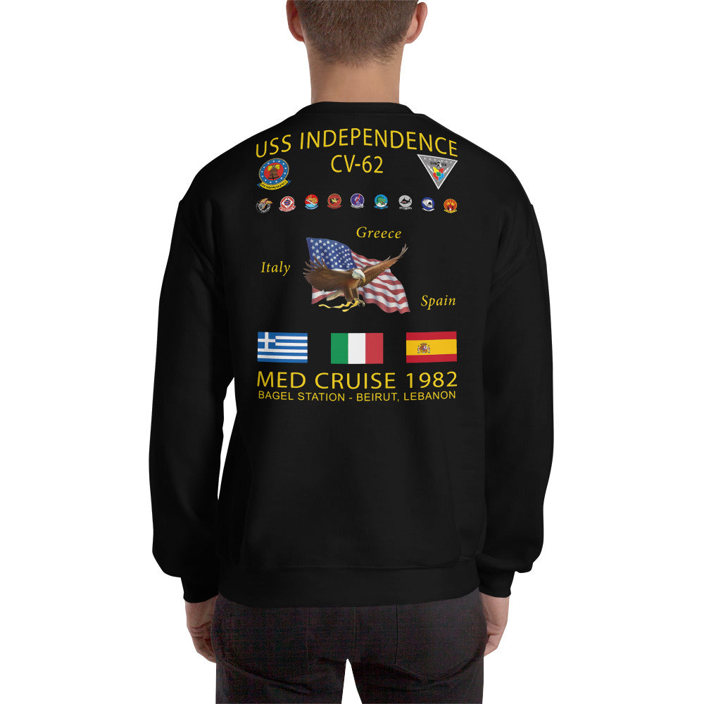 USS Independence (CV-62) 1982 Cruise Sweatshirt