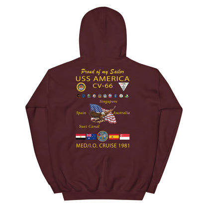 USS America (CV-66) 1981 Cruise Hoodie - FAMILY