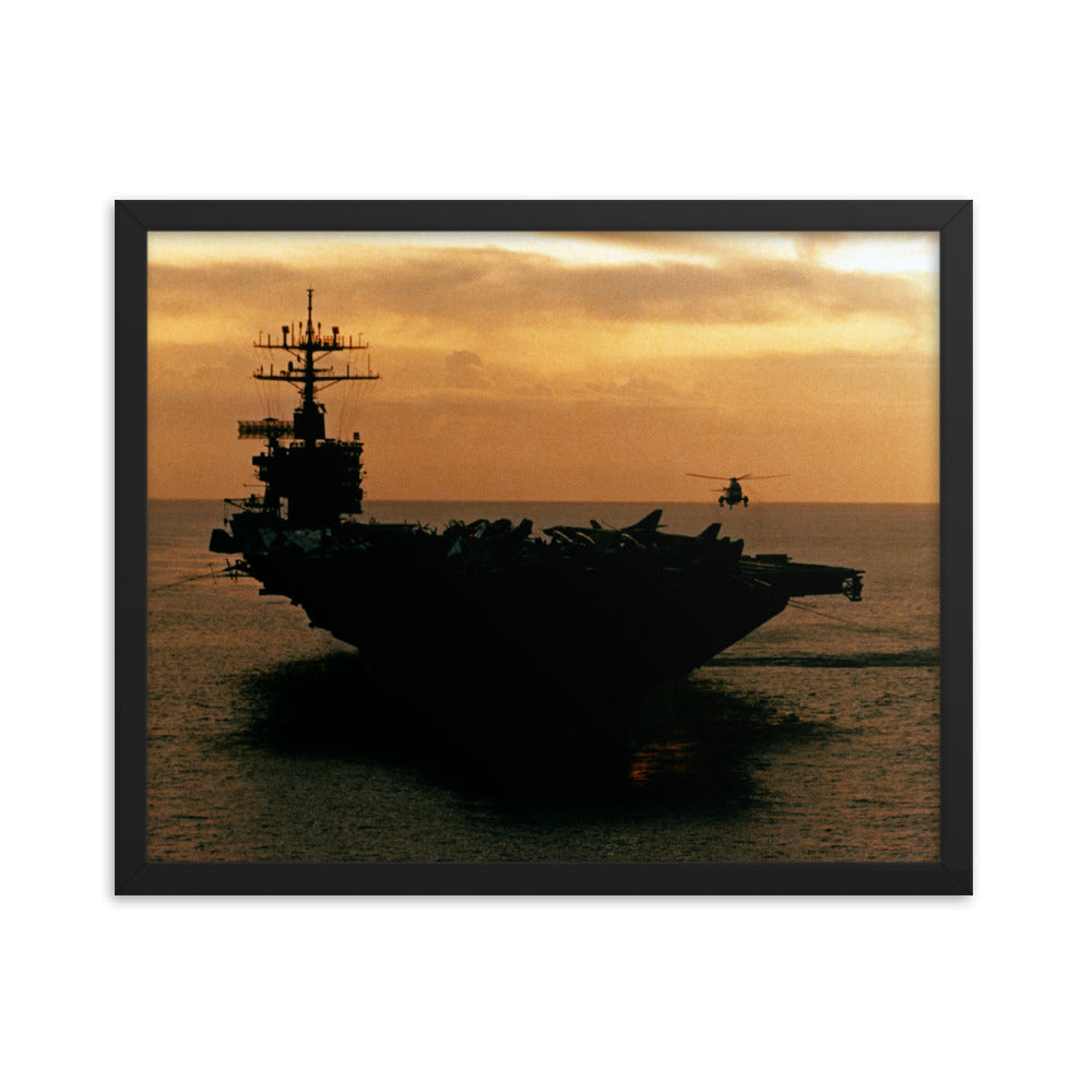 USS Nimitz (CVN-68) Framed Ship Photo
