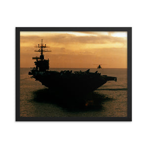 USS Nimitz (CVN-68) Framed Ship Photo