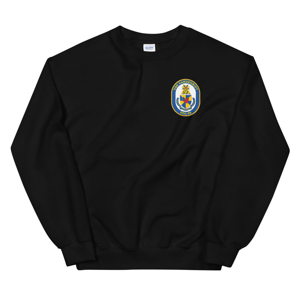 USS Vandergrift (FFG-48) Ship's Crest Sweatshirt