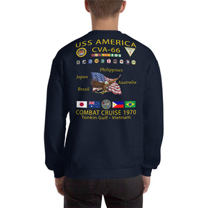 USS America (CVA-66) 1970 Cruise Sweatshirt