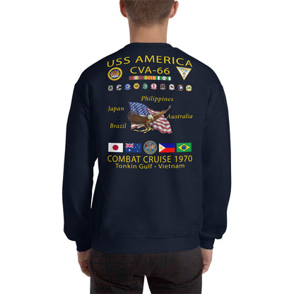 USS America (CVA-66) 1970 Cruise Sweatshirt