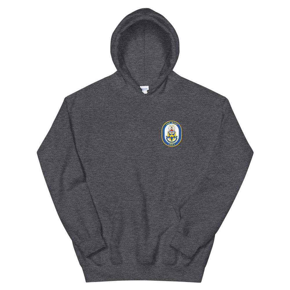 USS Wasp (LHD-1) Ship's Crest Hoodie