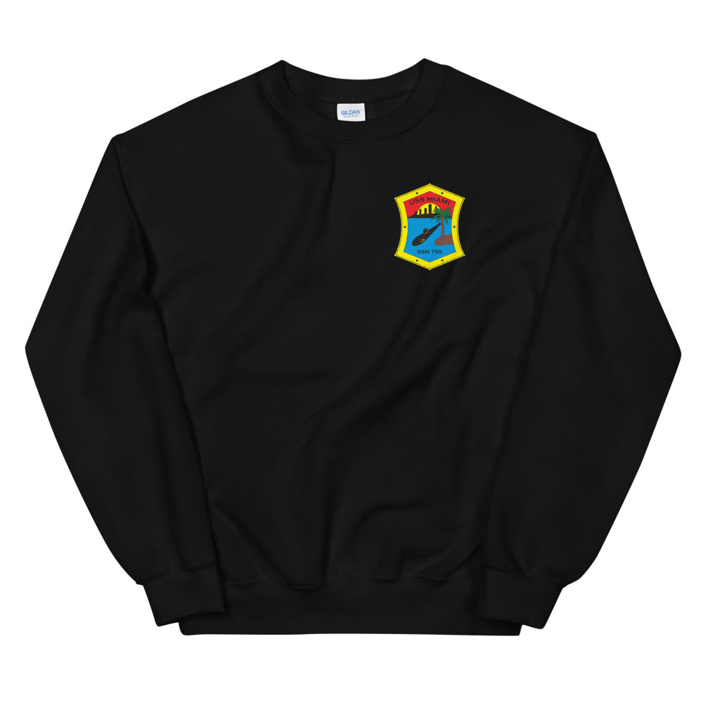 USS Miami (SSN-755) Ship's Crest Sweatshirt