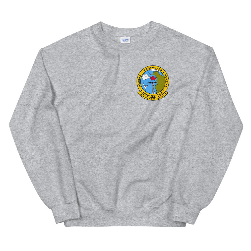 USS Constellation (CV-64) ICEPAC '86 Sweatshirt