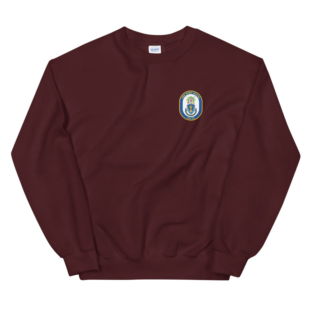USS Port Royal (CG-73) Ship's Crest Sweatshirt