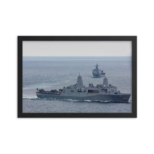 Load image into Gallery viewer, USS San Antonio (LPD-17) Framed Ship Photo