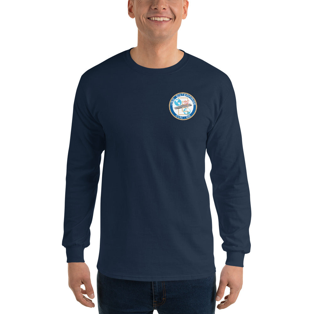 USS Enterprise (CVN-65) 1989-90 Long Sleeve Cruise Shirt