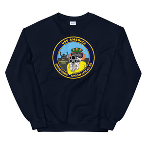 USS America (CV-66) Shooters Union Local 66 Sweatshirt