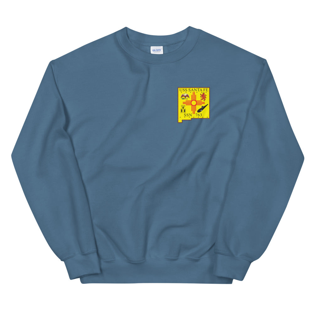 USS Santa Fe (SSN-763) Ship's Crest Sweatshirt