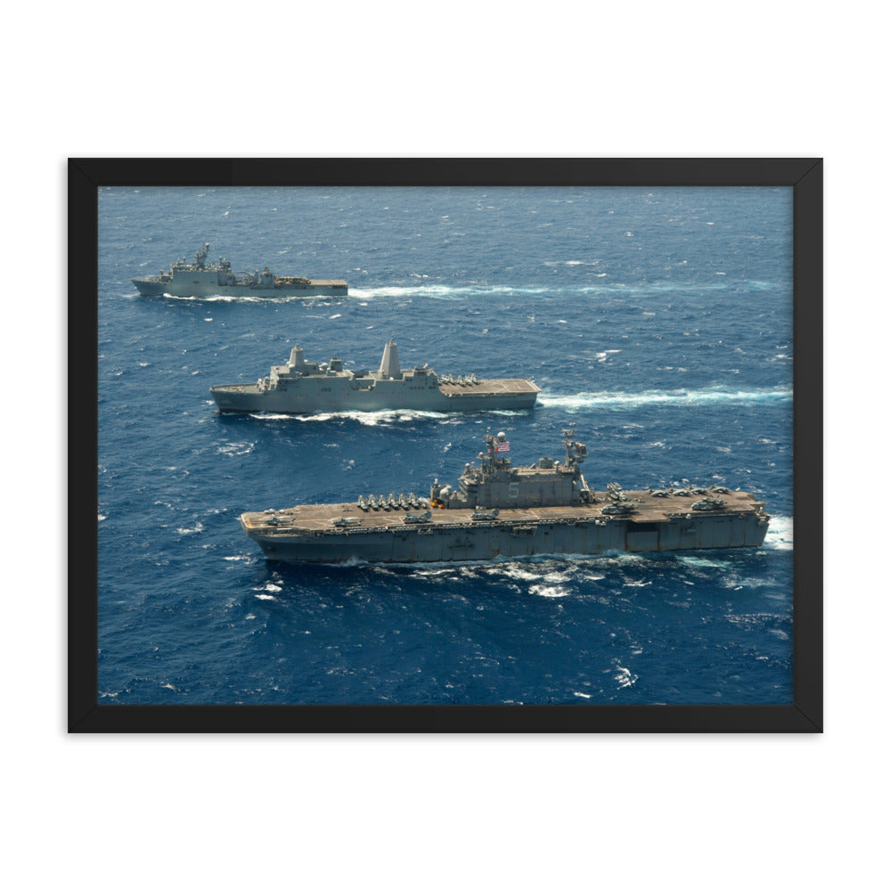 USS Peleliu (LHA-5) Framed Ship Photo