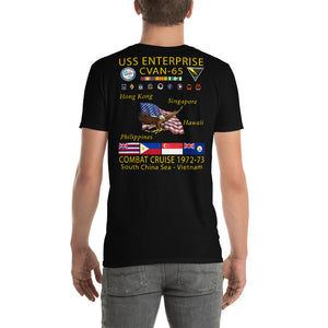 USS Enterprise (CVAN-65) 1972-73 Cruise Shirt