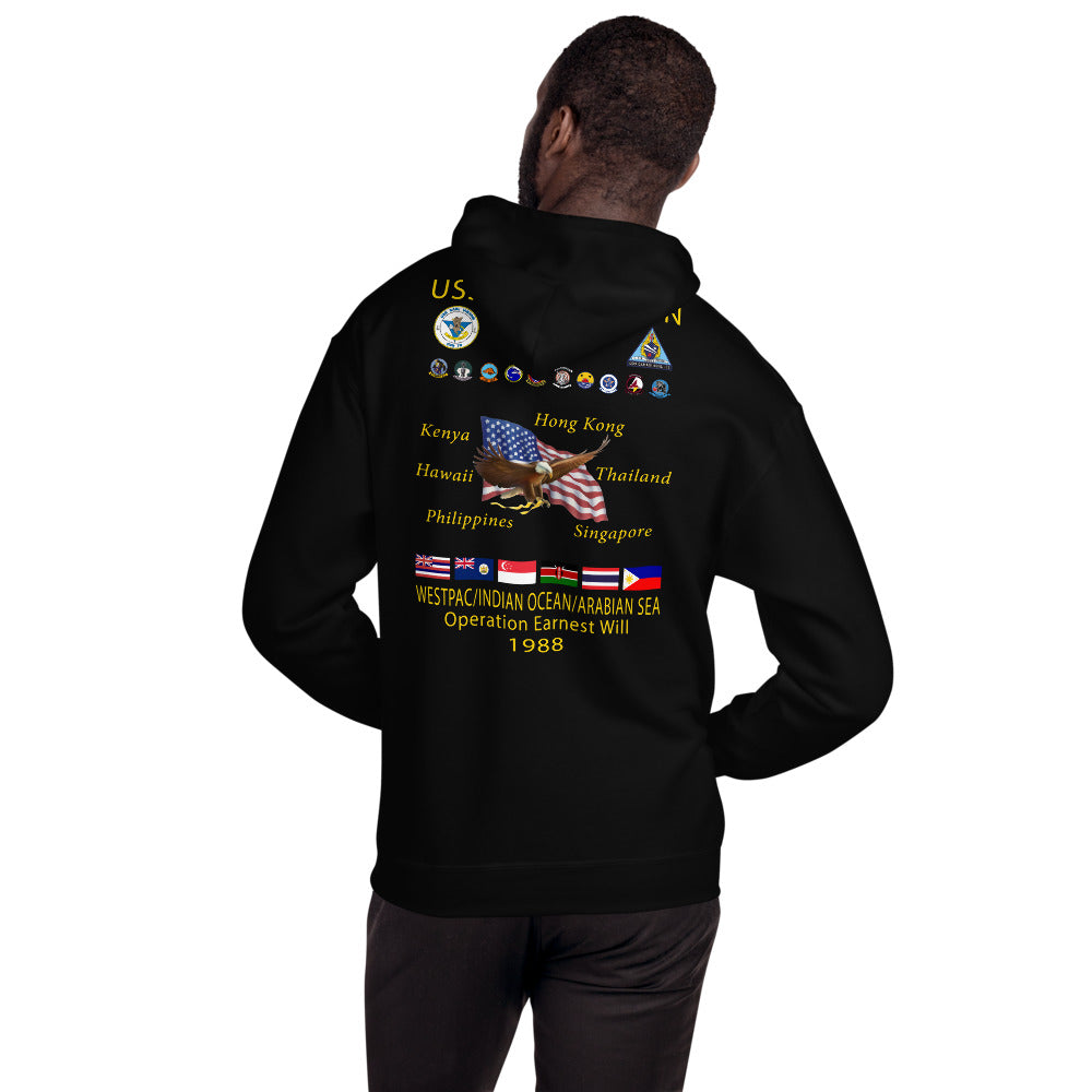 USS Carl Vinson (CVN-70) 1988 Cruise Hoodie