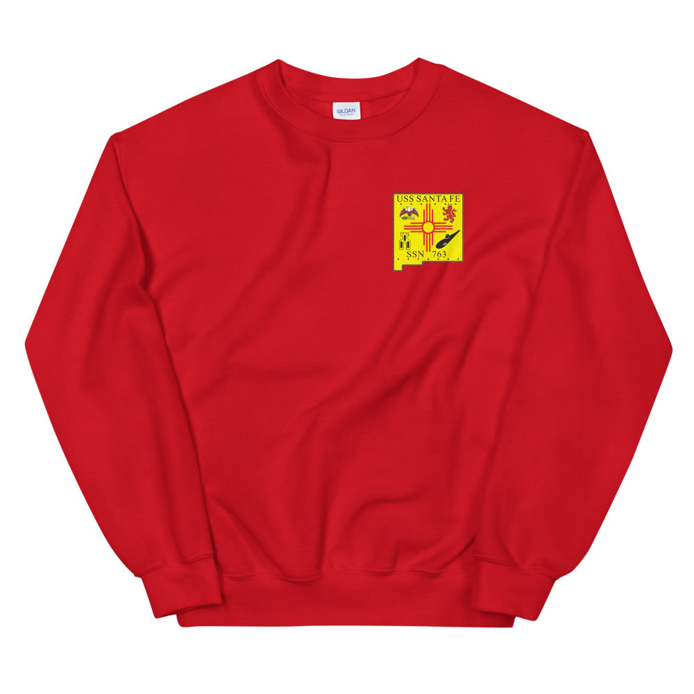 USS Santa Fe (SSN-763) Ship's Crest Sweatshirt