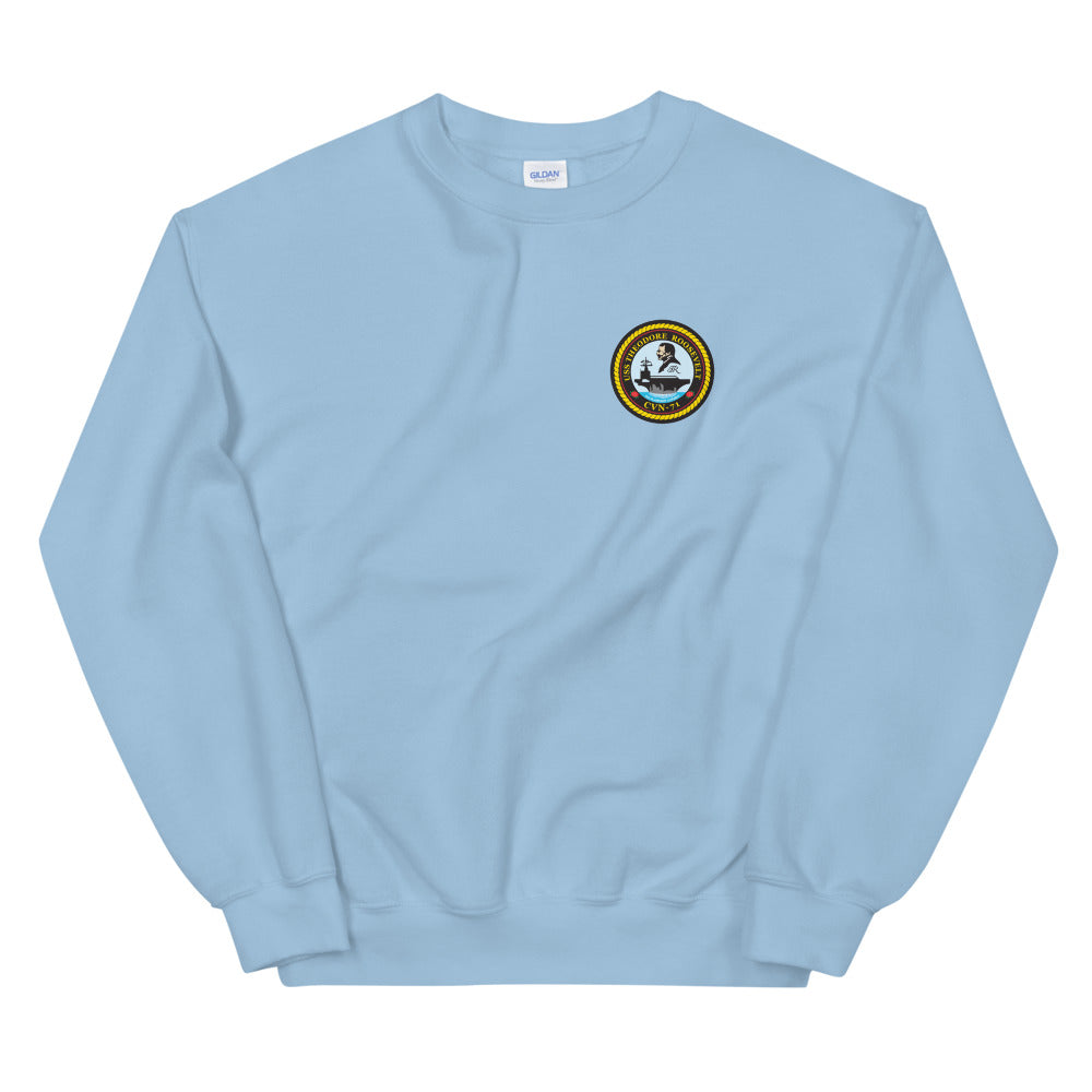 USS Theodore Roosevelt (CVN-71) Ship's Crest Sweatshirt