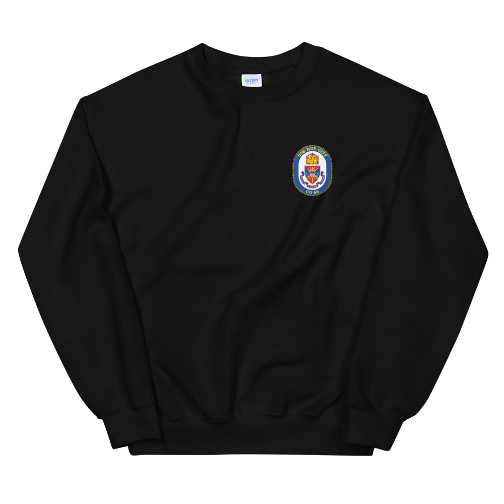 USS Hue City (CG-66) Ship's Crest Sweatshirt