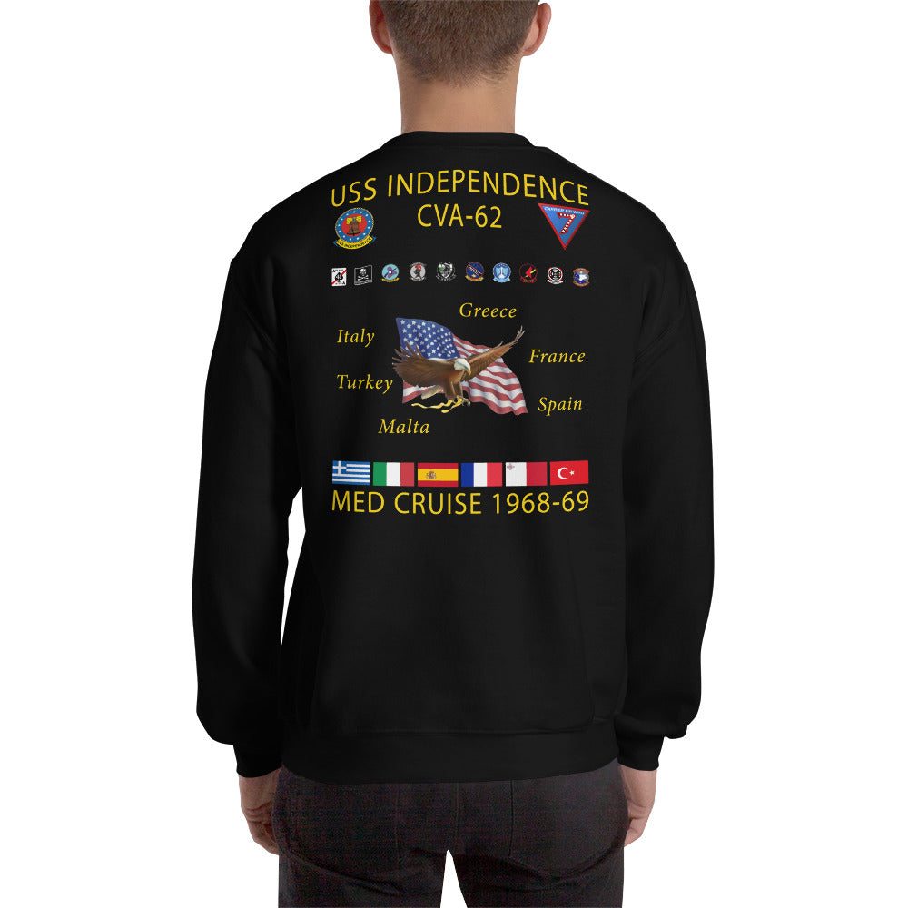USS Independence (CVA-62) 1968-69 Cruise Sweatshirt