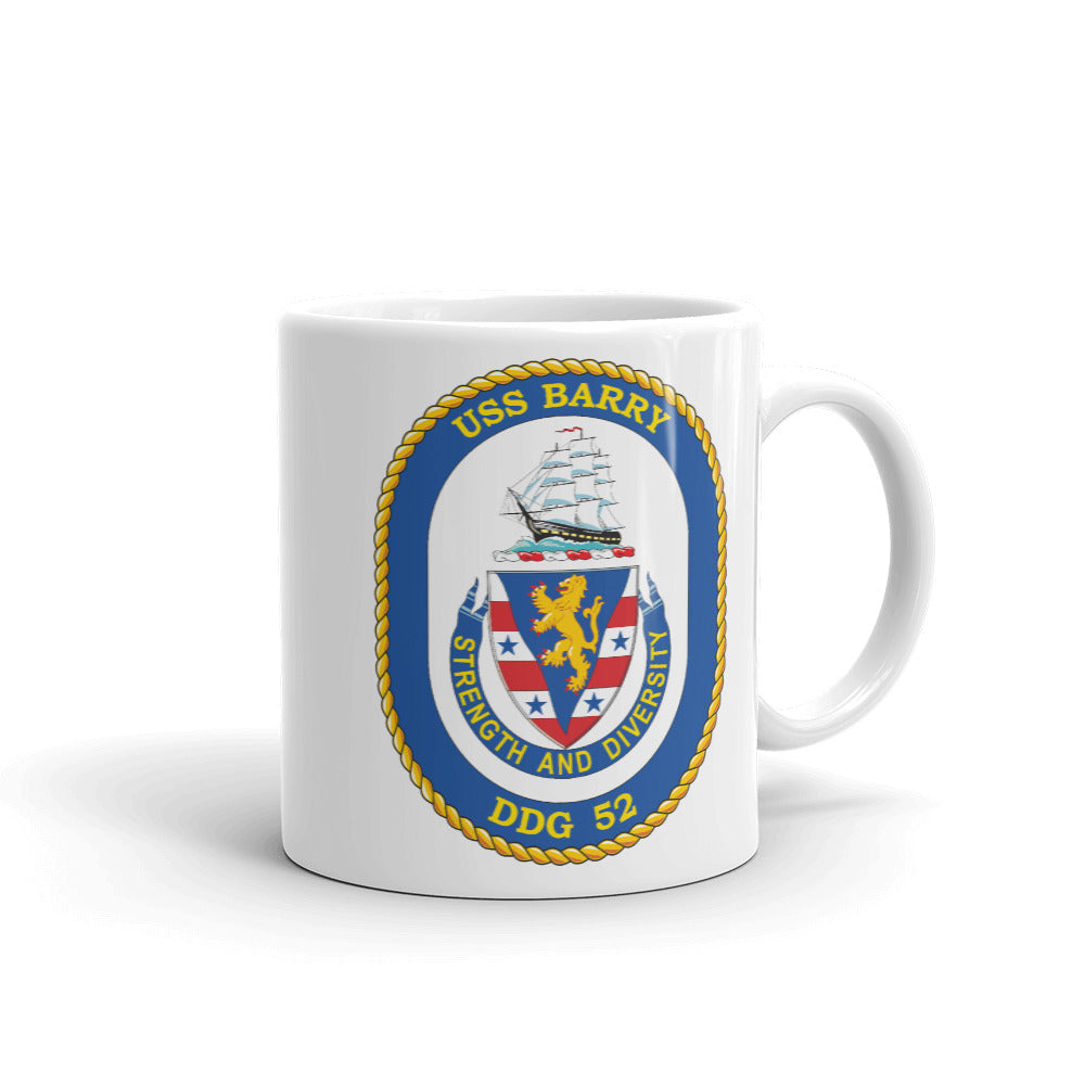 USS Barry (DDG-52) Ship's Crest Mug