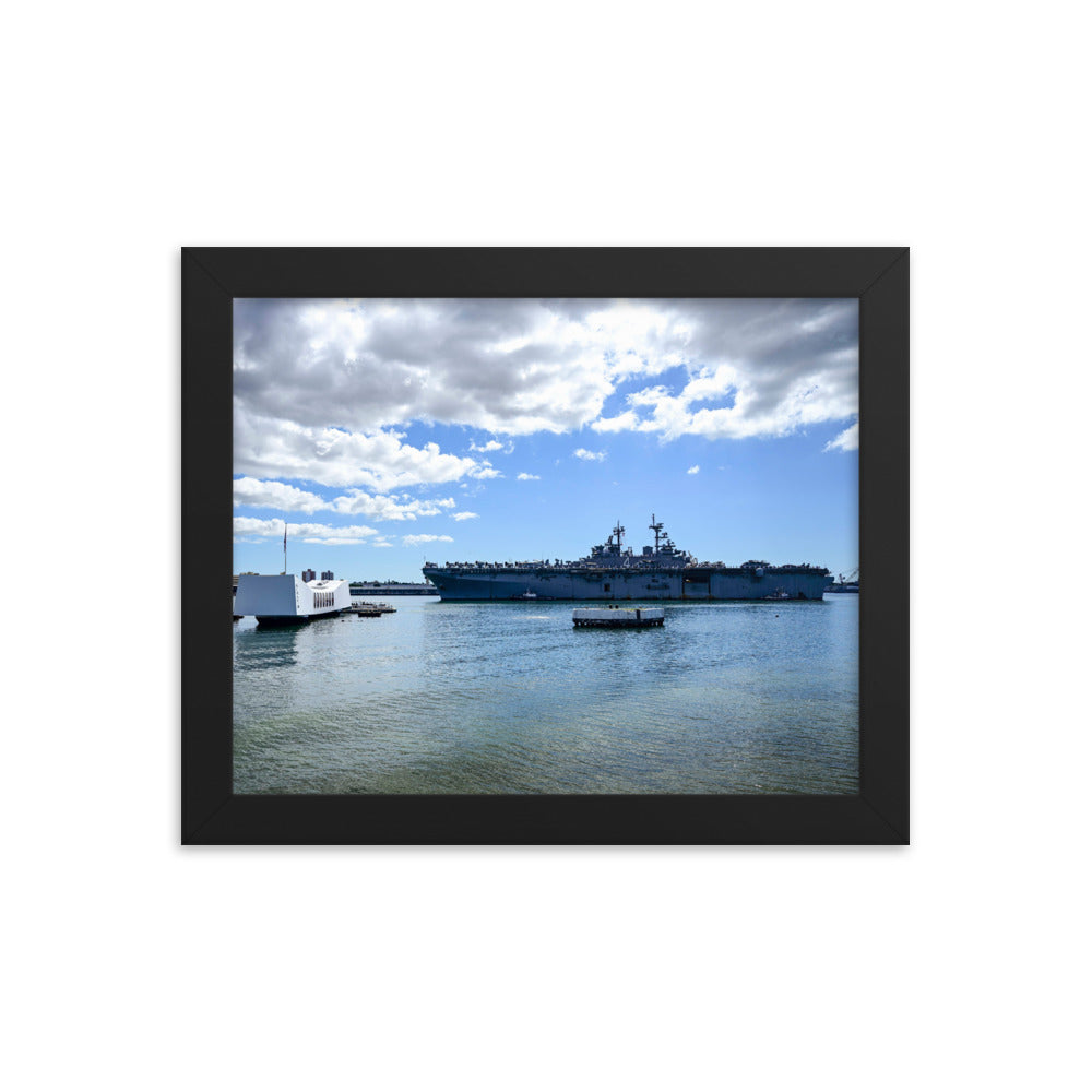 USS Boxer (LHD-4) Framed Ship Photo